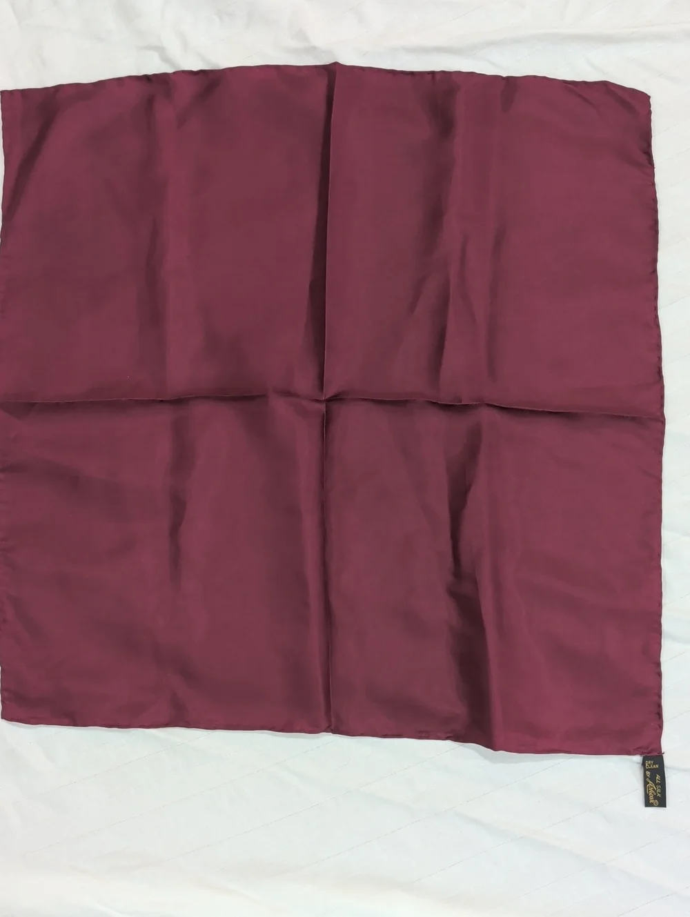 Vintage AshearMen's Burgundy Silk 19